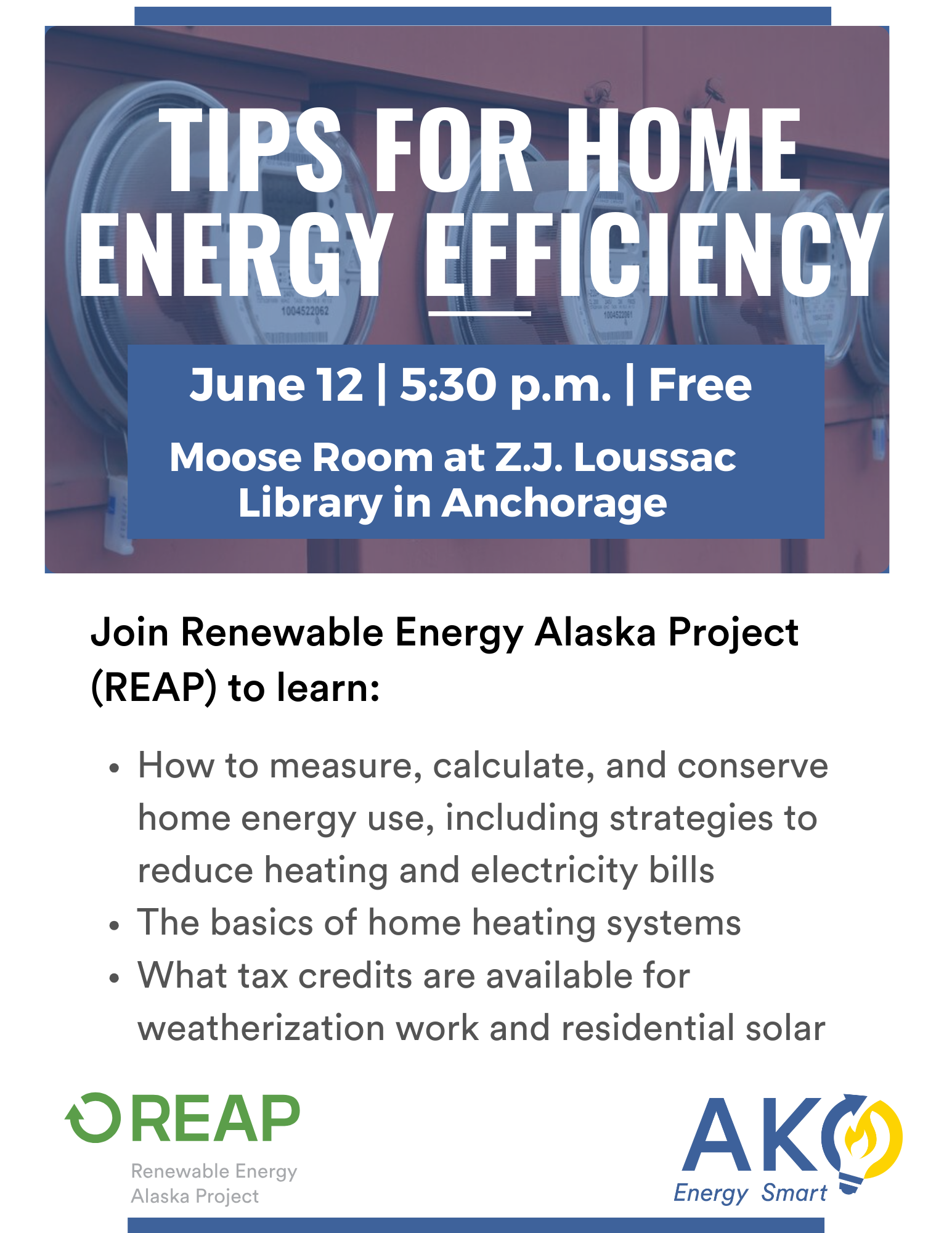 Tips for Home Energy Efficiency : REAP